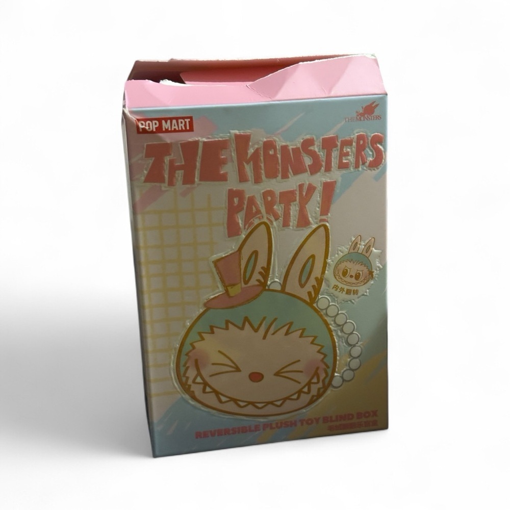POP MART Labubu Monsters Party Reversible Plush Bag Charm - Picture 6 of 7